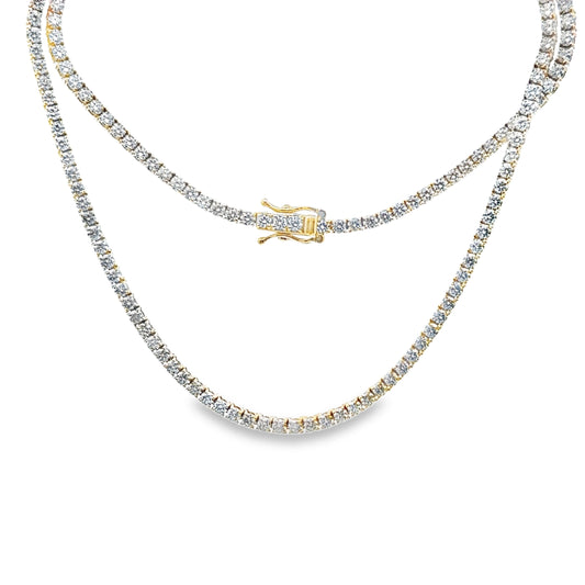 7.11 CTTW Straight-line Necklace