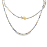 7.11 CTTW Straight-line Necklace
