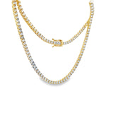 7.11 CTTW Straight-line Necklace