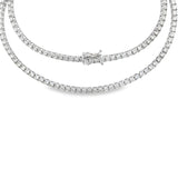 9.15 CTTW Straight-line Necklace