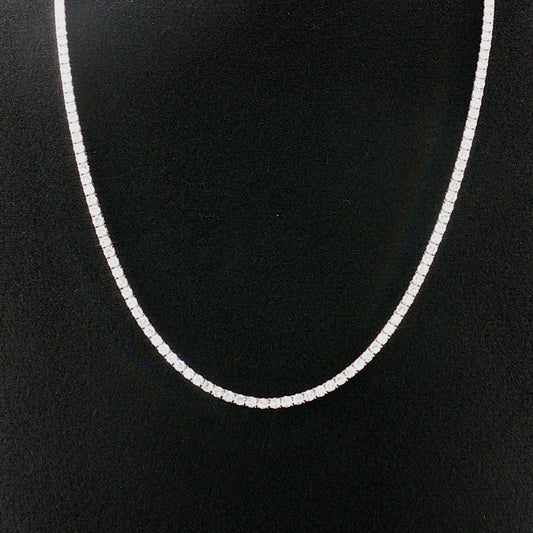 7.09 CTTW Straight-line Necklace
