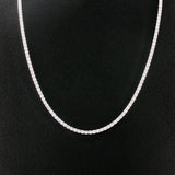 7.09 CTTW Straight-line Necklace