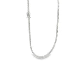 7.09 CTTW Straight-line Necklace