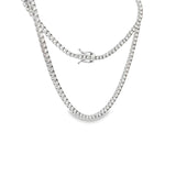 7.15 CTTW Straight-line Necklace