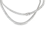 17.05 CTTW Straight-line Necklace