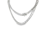 17.05 CTTW Straight-line Necklace