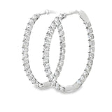 5.00 CTTW Hoops Earrings