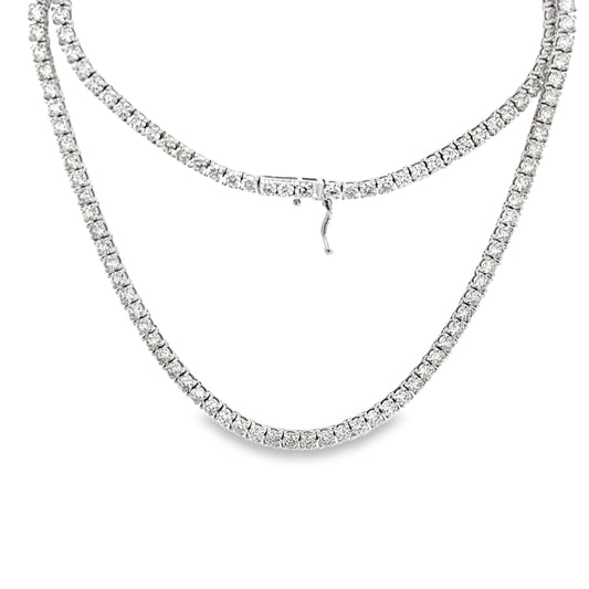 10.04 CTTW Straight-line Necklace