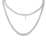 10.04 CTTW Straight-line Necklace