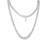 10.04 CTTW Straight-line Necklace
