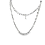 10.04 CTTW Straight-line Necklace