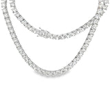 25.08 CTTW Straight-line Necklace