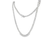 8.15 CTTW Straight-line Necklace