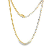 7.00 CTTW Straight-line Necklace