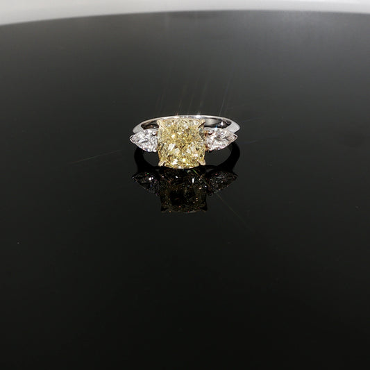4.24 CTTW 3 Stone Ring