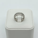 Natural Color Change Alexandrite and Diamond Platinum Ring