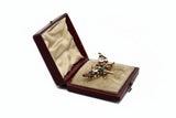Victorian 1890's Old European Cut Diamond and Emerald Pendant/Brooch