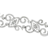 Designer AV 4.86cttw 14Kt White Gold Bracelet