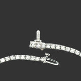 Diamond Wishbone Necklace 8.24cttw 14K White Gold