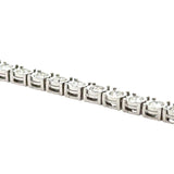 Diamond Illusion Tennis Bracelet 3.05cttw 14k White Gold