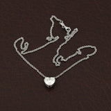 3.01ct Diamond Heart Shape Necklace 14K White Gold