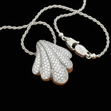 Estate Casa Damiani Spicchi De Luna 3.00cttw Diamond 18k White Gold Necklace