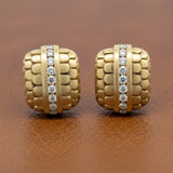 Designer ERAND Diamond 18K Yellow Gold Earring