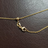 Designer Asseal 15.26mm Tahitian Pearl and 14kt Yellow Gold Necklace
