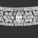 Art Deco 27cttw Diamond Platinum Bracelet