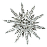Modern Tiffany & Co. Stardust 3.20 cttw Diamond Platinum Brooch