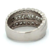 Modern 1.50cttw Diamond Platinum Ring
