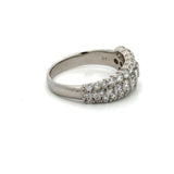 Modern 1.50cttw Diamond Platinum Ring