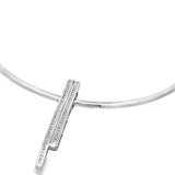 Contemporary 2.00cttw Diamond 14K/18K White Gold Necklace