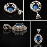 Estate 1.53ct. Sapphire & Diamond Platinum Ring
