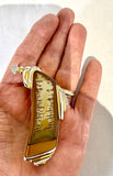 Dagon Gillespey Picture Jasper Diamond Platinum & 18K Yellow Gold Brooch