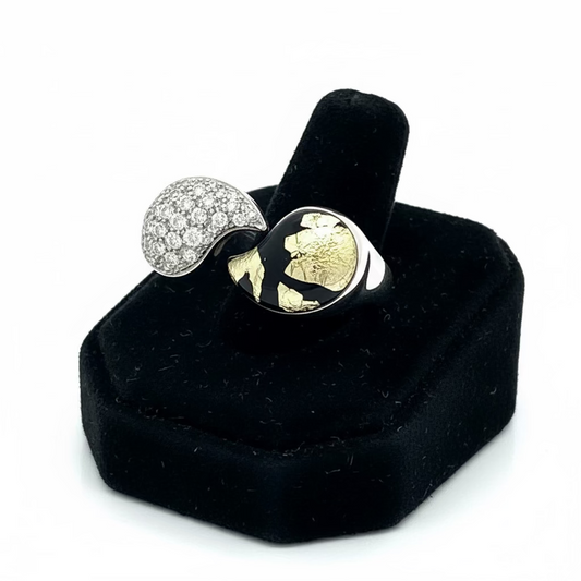 New Designer Soho Of Italy Diamond Inlay Ring 13811