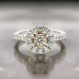 Maya Lianna 1.07 cttw Diamond Halo Ring 14880