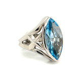 Estate Stephan Webster Blue Topaz Diamond Ring 13137