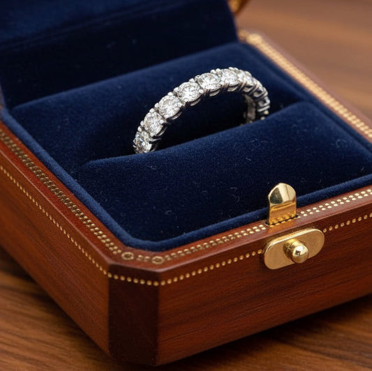 Maya Lianna Diamond and 14K White Gold Eternity Ring