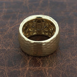 Designer Roberto Coin Diamond and 18KT Yellow Gold Ring