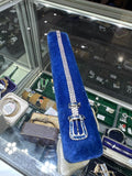 Designer Diamond and Sapphire Buckle Bracelet