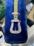 Designer Diamond Buckle Bracelet