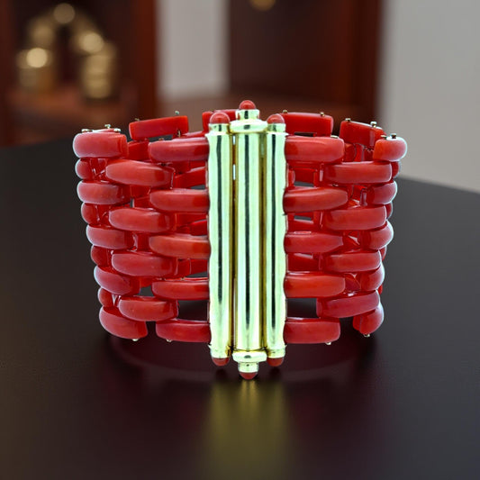 Italian Designer Franceso Loffredo of Caserta, Italy Coral Link Wide