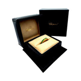 New Chopard Fine Emerald 18K Yellow Gold Eternity Ring MSRP $16040 14484