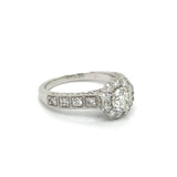 Clyde Duneier Bridal .62 /.95 cttw Center Diamond Ring 08417