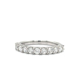 Maya Lianna 0.74 Ctw. Diamond and 14K White Gold Anniversary Band