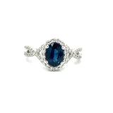 HMA Creation 1.62 ct Sapphire and Diamond Ring 00386