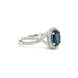 HMA Creation 1.62 ct Sapphire and Diamond Ring 00386