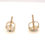 Estate 0.50 cttw Diamond Heart Earrings 13417