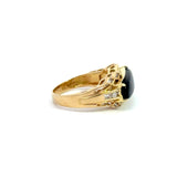 Estate Onyx and Diamond Ring 13153